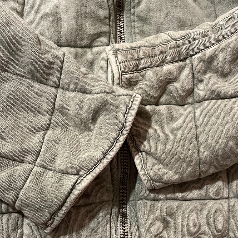 Free people dolman green quilted jacket - Picture 8 of 8